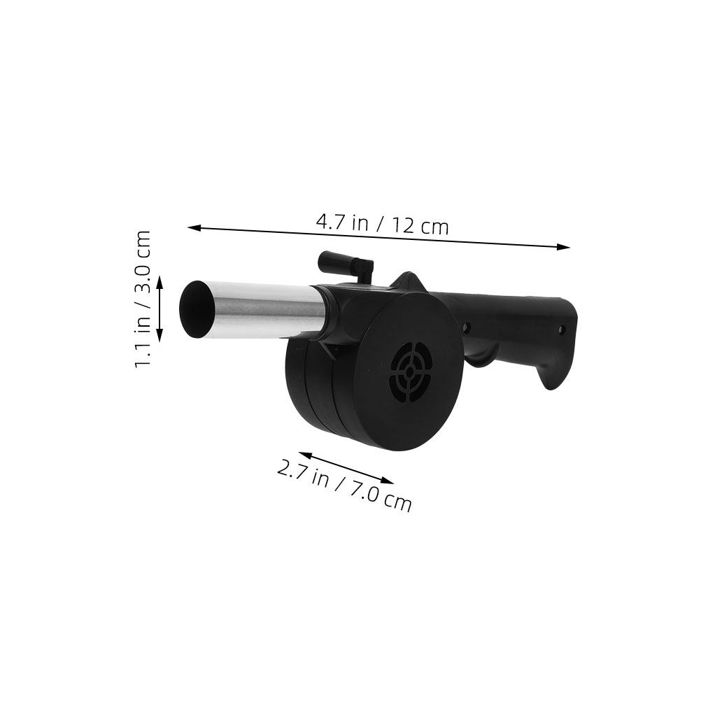 Manual Blower Black Hand Crank - Camping Cooking Fire Pit recensione e prezzo